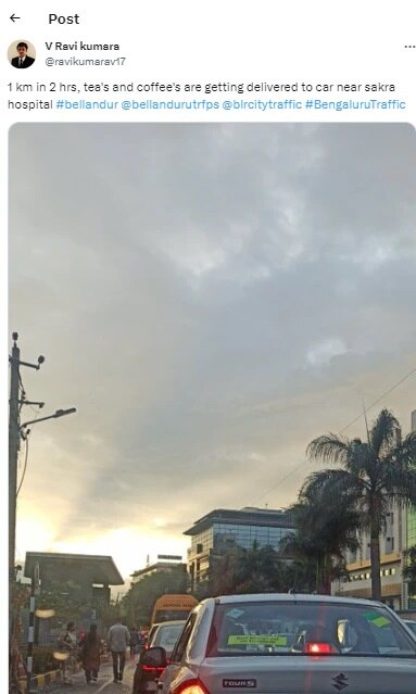 पांच घंटे तक जाम रहा पूरा बेंगलुरु शहर. (Photo: Video Grab)