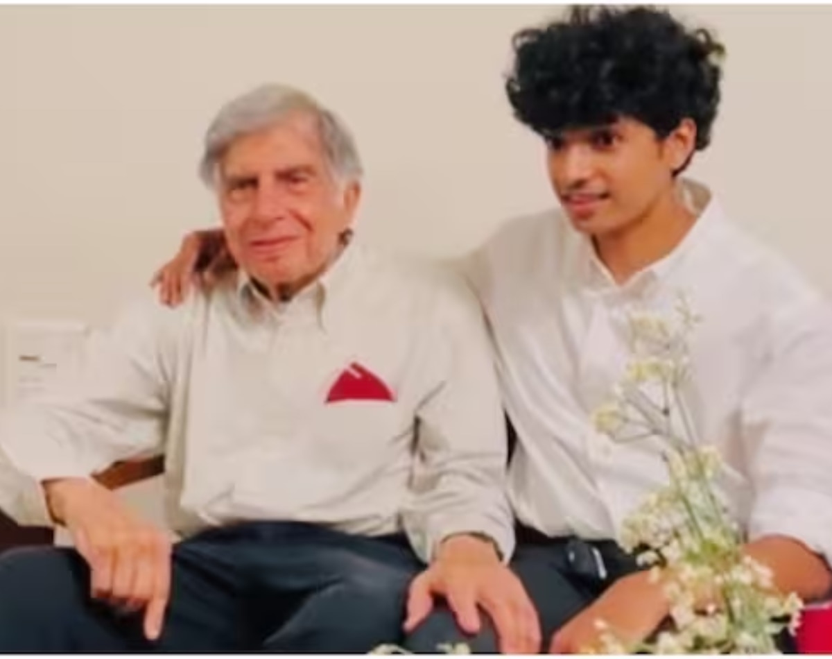Shantanu Naidu With Ratan Tata