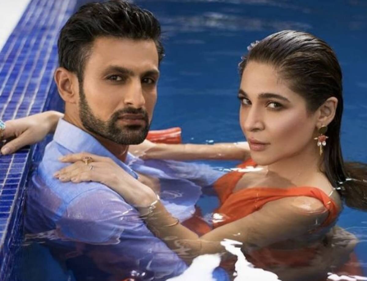 Shoaib malik and Ayesha Qamar