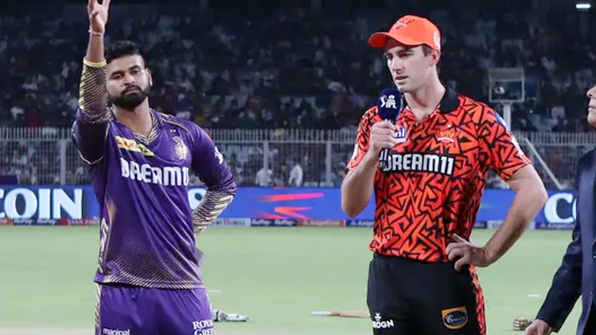 Shreyas Iyer and Pat Cummins KKR vs SRH Cover