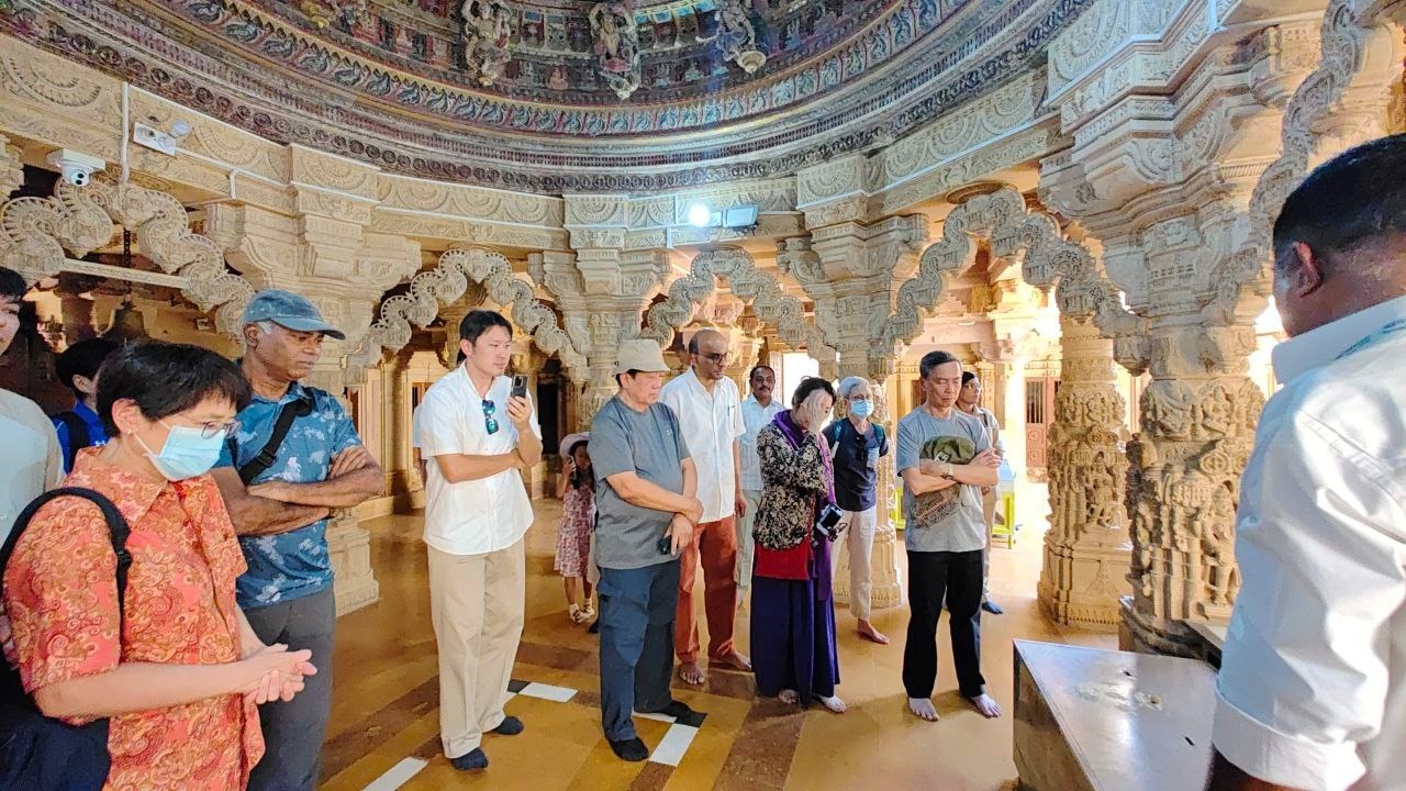 Singapore president jaisalmer visit