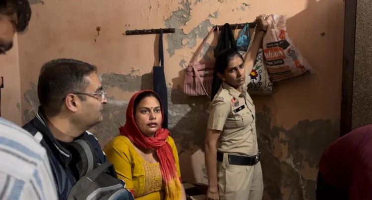 Sita, who was doing the sex determination tests, during the raid Sita, who was doing the sex determination tests, during the raid