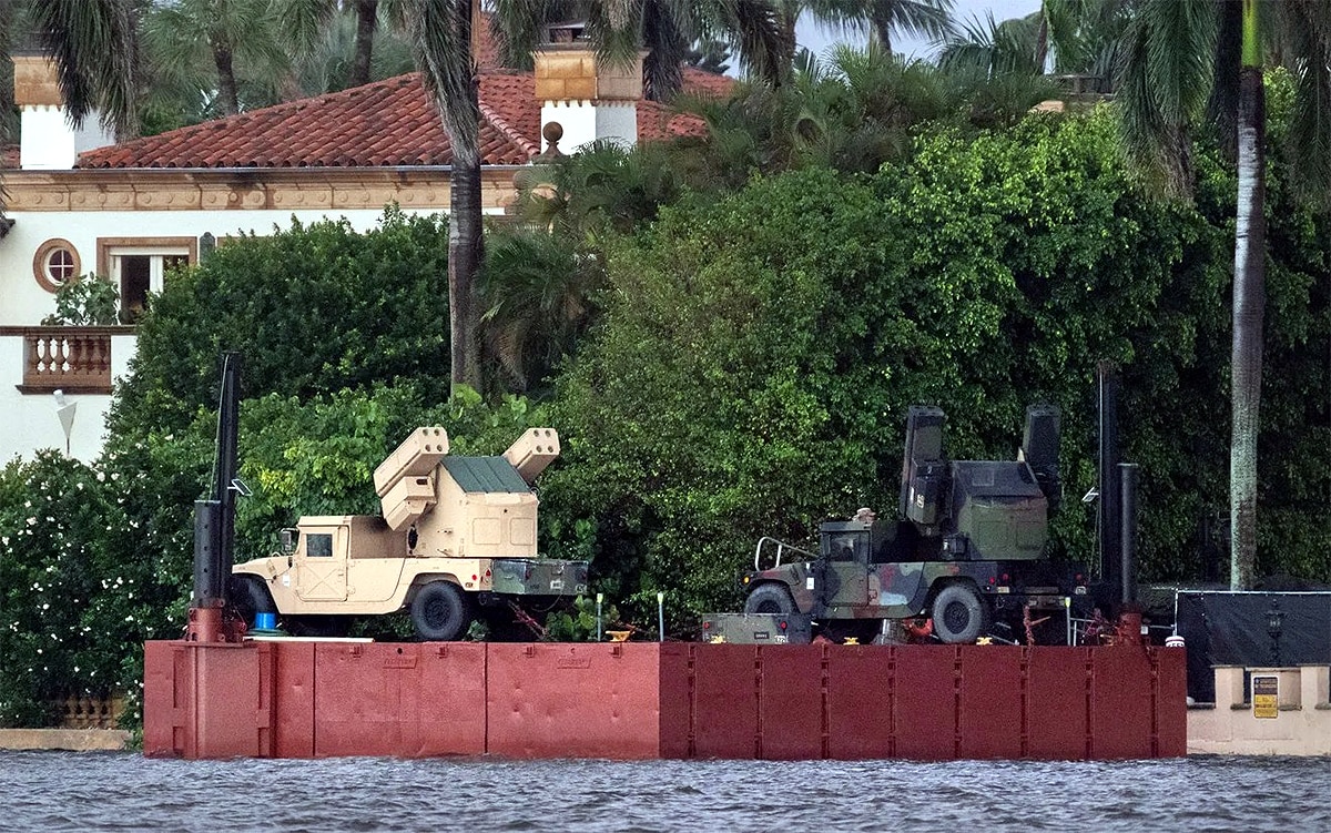 Mar-a-Lago air defense Mar-a-Lago air defense