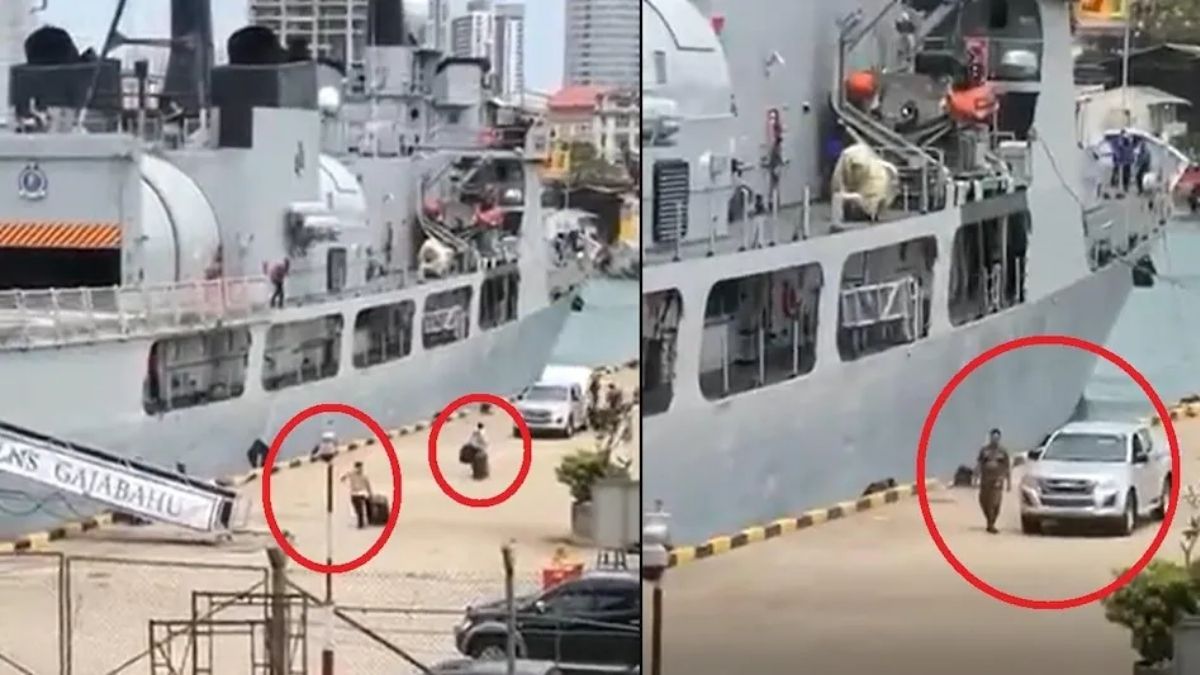 पिछले दिनों खबरें आ रही थीं कि राष्ट्रपति समुद्र के रास्ते देश से भाग गए 