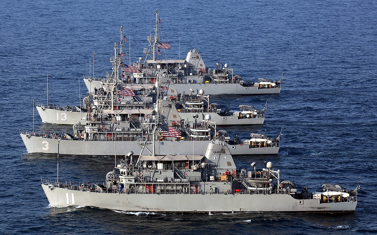 ईरान समुद्री खदानें होर्मुज जलडमरूमध्य में