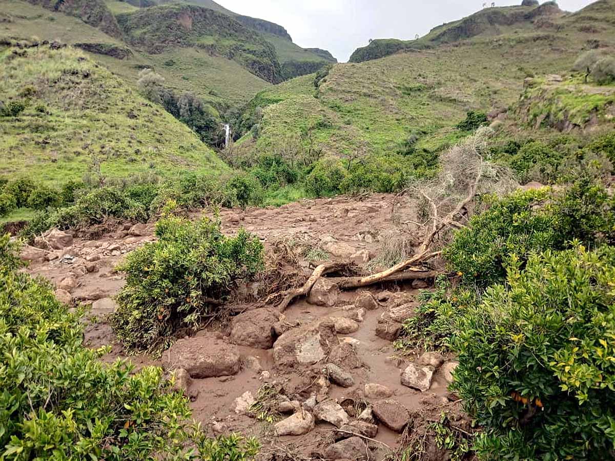 Sudanese Village wiped out by landslide