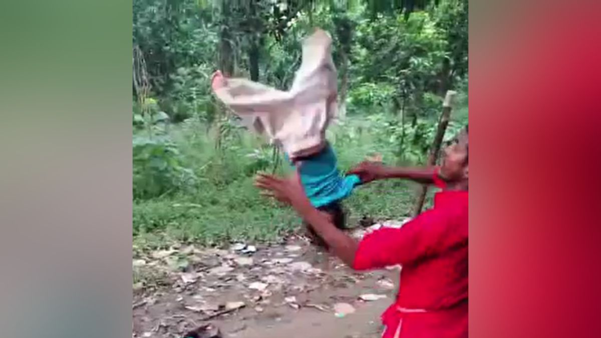 sitamarhi tantrik throws children in air treatment video viral fir sitamarhi tantrik throws children in air treatment video viral fir