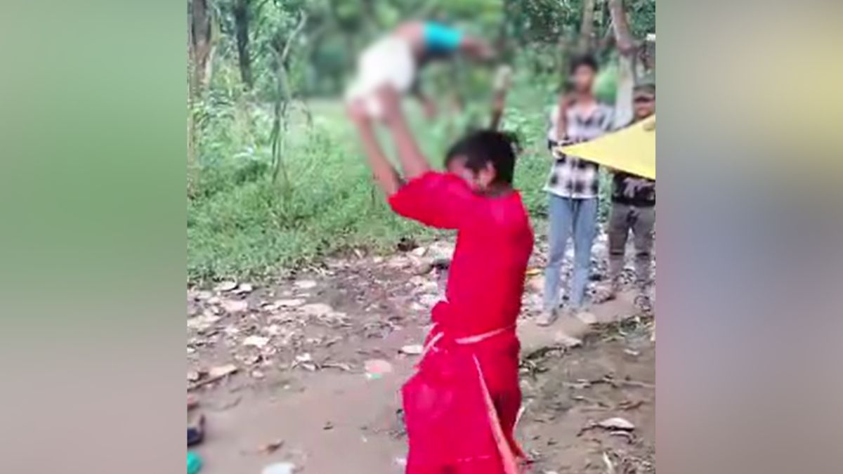 sitamarhi tantrik throws children in air treatment video viral fir sitamarhi tantrik throws children in air treatment video viral fir