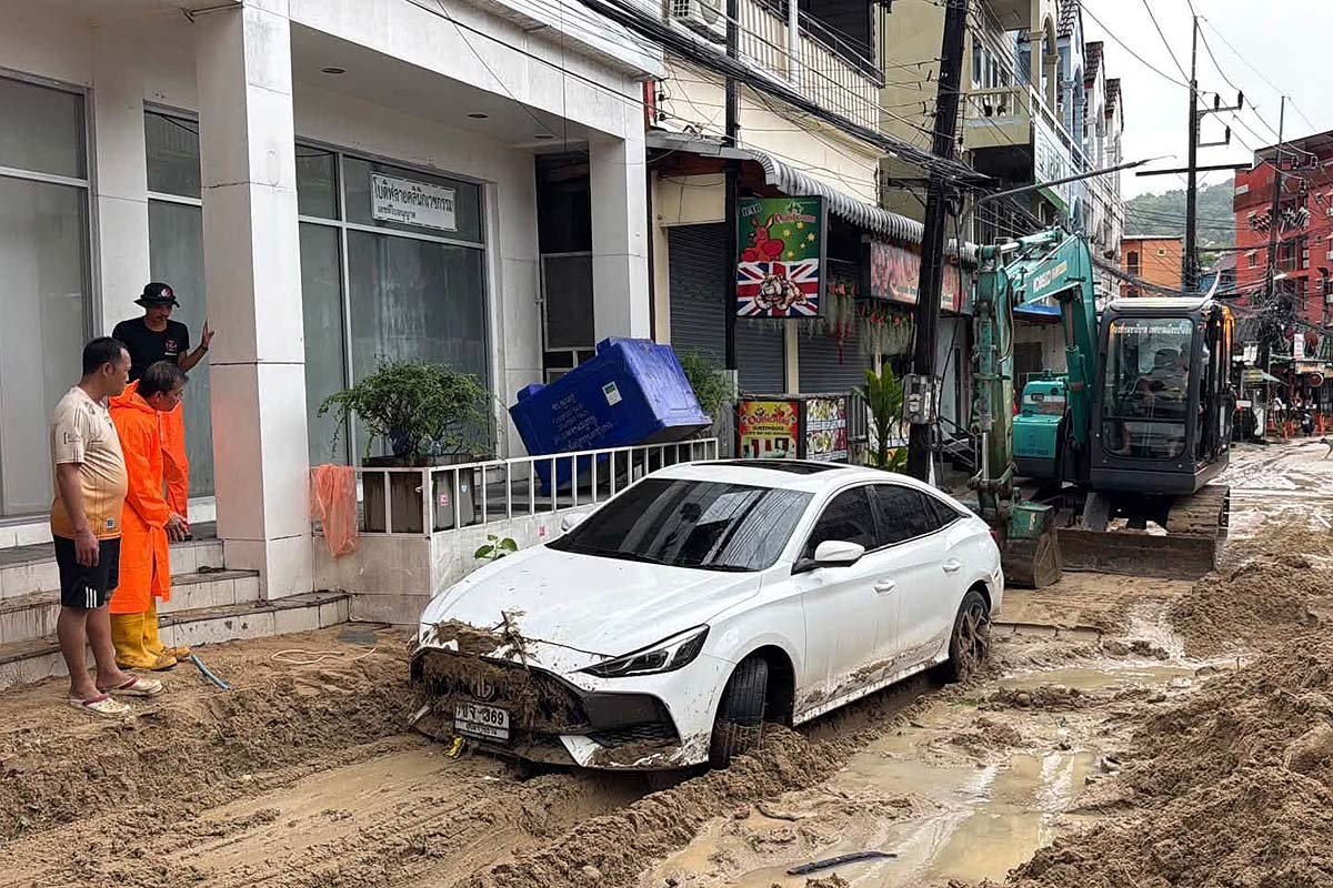 thailand phuket flash floods thailand phuket flash floods