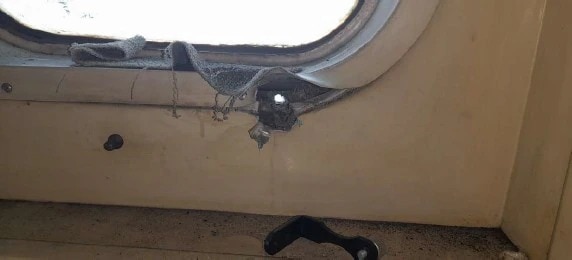 The sailors claimed that the Iranian forces opened fire on the vessel