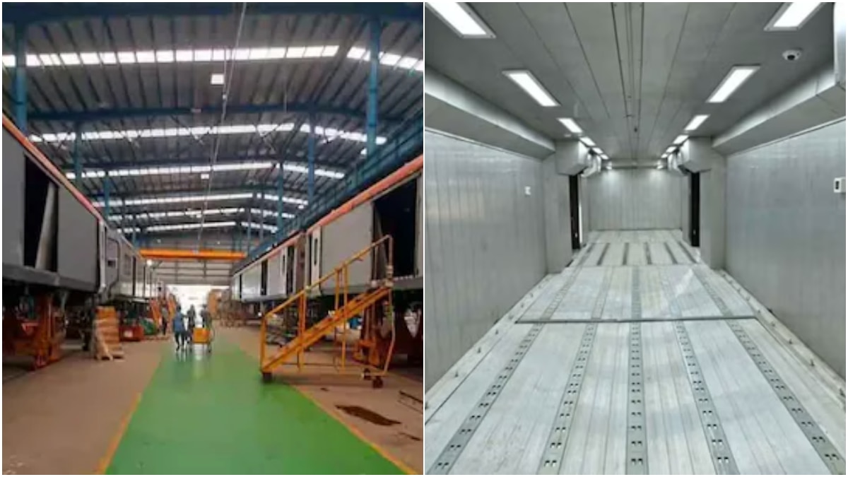 This is what the Vande Bharat freight train's wagon will look like from the inside