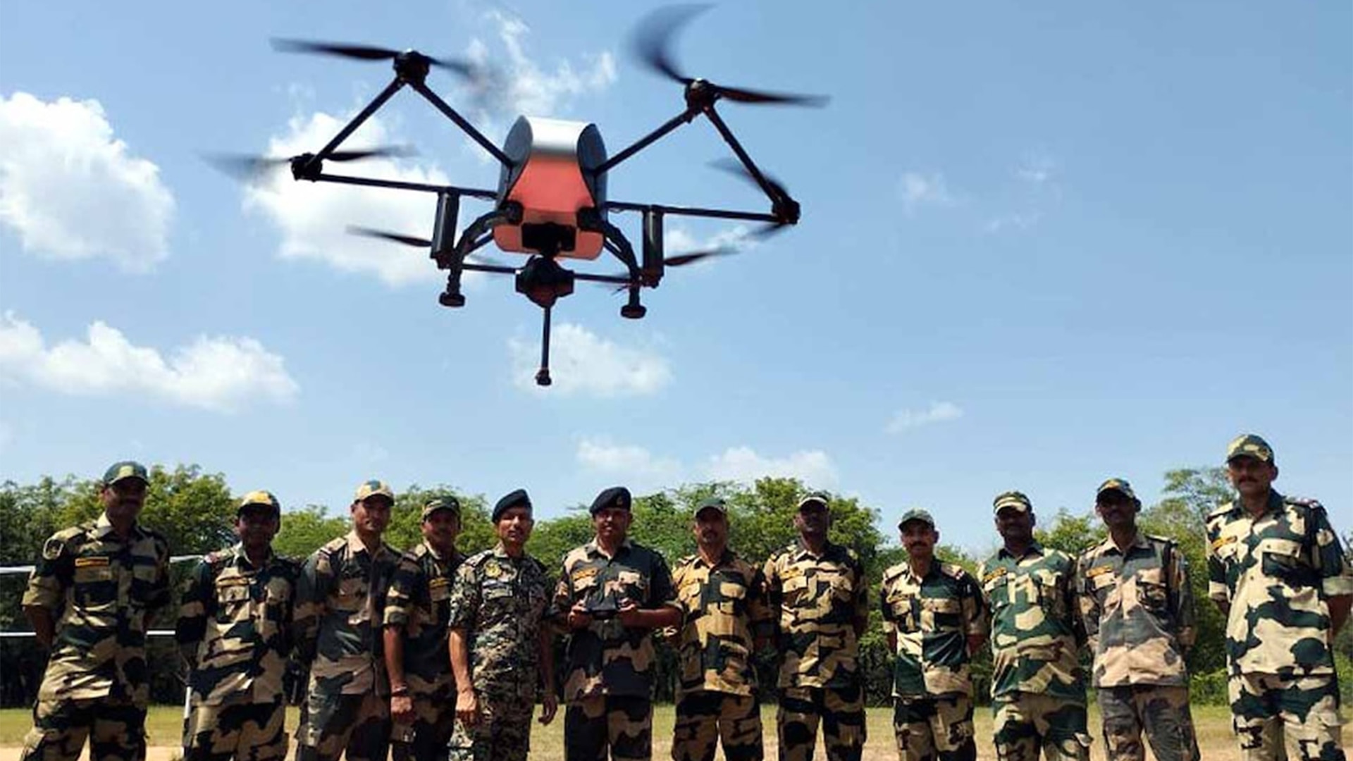 BSF mobile anti-drone shield