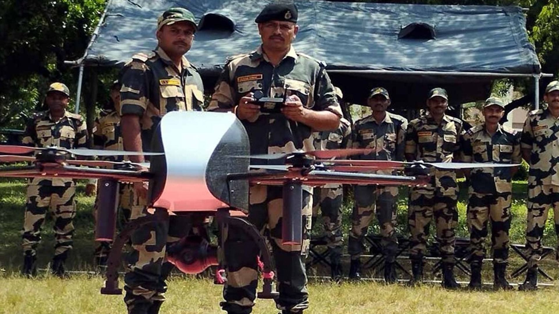 BSF mobile anti-drone shield