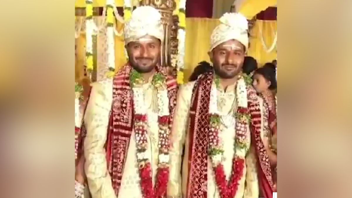 twin brothers marry twin sisters rare double twins wedding kamareddy twin brothers marry twin sisters rare double twins wedding kamareddy