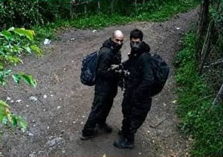 Two Terrorists Captured in Army Servillance Camera