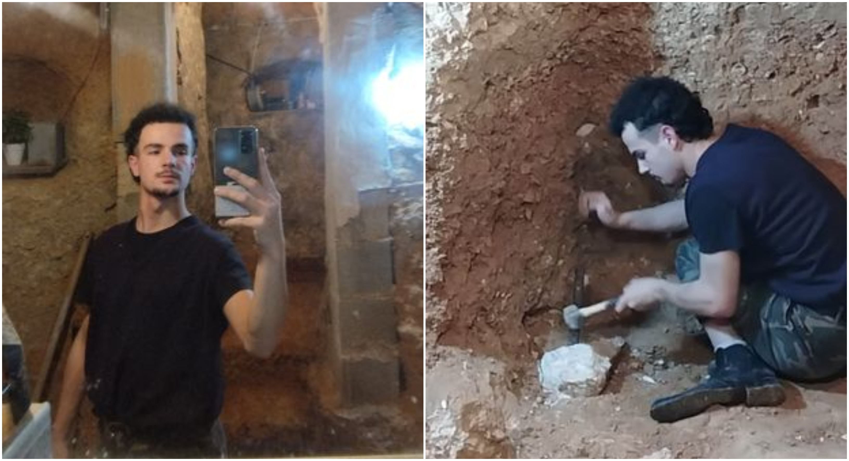 जमीन के नीचे युवक ने बनाया घर (तस्वीर- Andres Canto)