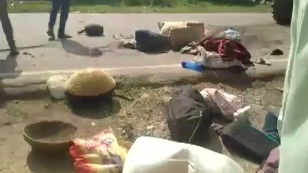 कानपुर के बाद अब बांदा में पलटी ट्रैक्टर-ट्रॉली, बच्चे की मौत, 20 लोग घायल