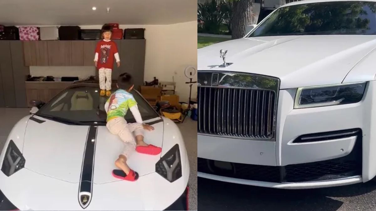 परिवार के पास कई महंगी गाड़ियां भी हैं (तस्वीर- tiktok/@ivana_show)