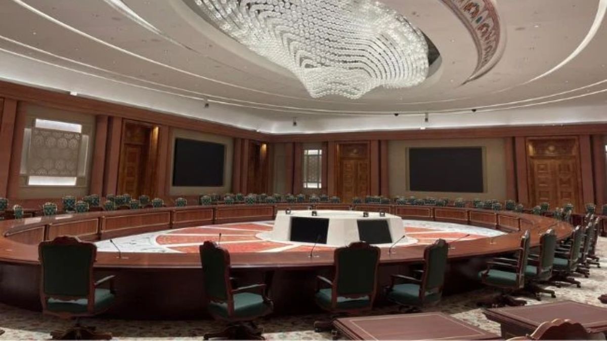 G-20 समिट का हॉल.