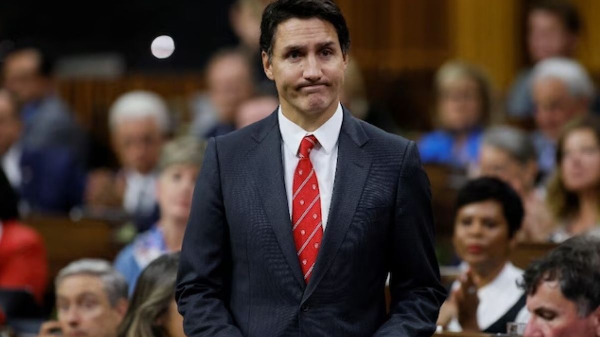 जस्टिन ट्रूडो ने संसद में दिया बयान (तस्वीर- Reuters)