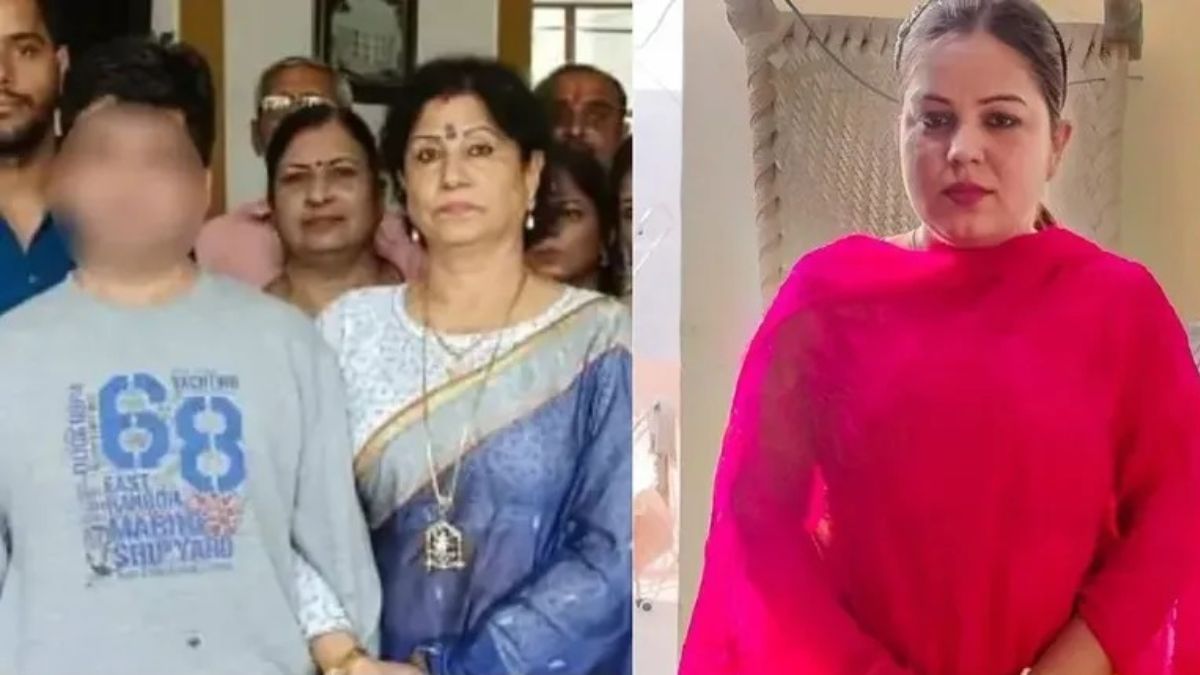 सुधा और उनका बेटे शिवम सिंह, लुटेरी कामवाली प्रीति.