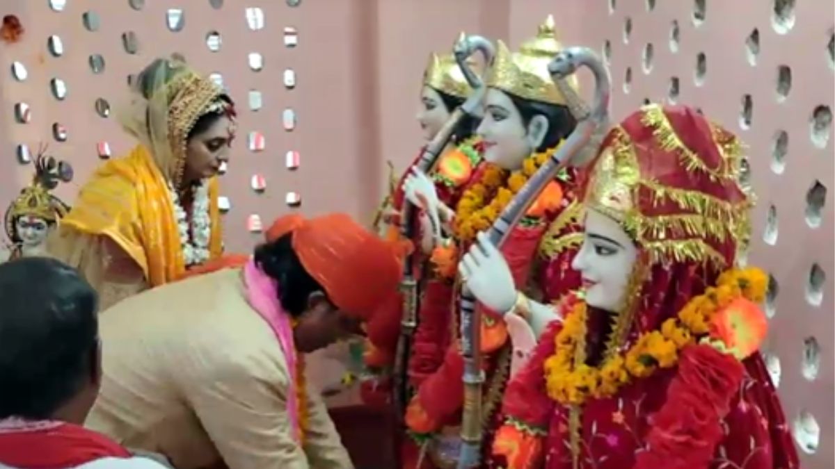 राम मंदिर बनने पर शादी का लिया था संकल्प, 33 साल बाद अब अयोध्या में रचाई शादी