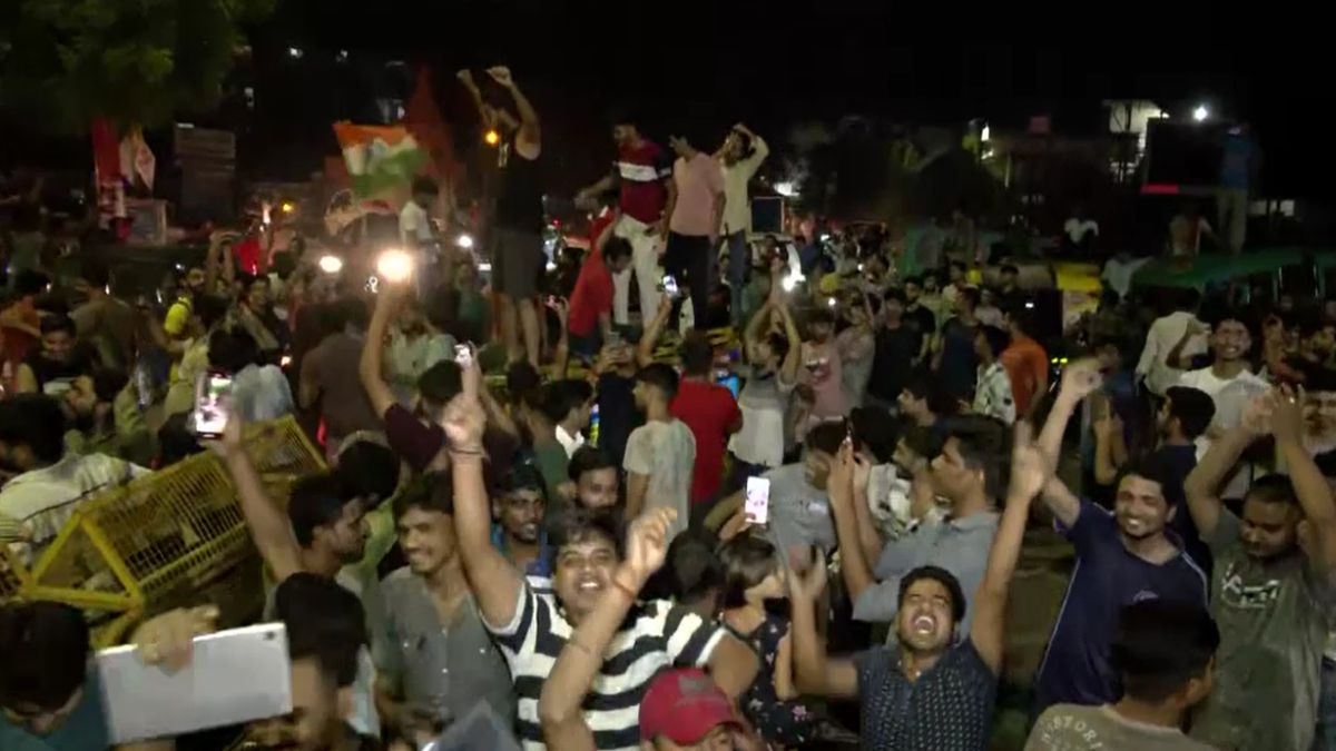 Team India's victory celebrated in Bhopal