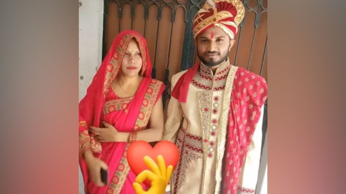 जूली और अजय ने की थी शादी. बांग्लादेश से भेजी गई अजय की फोटो.