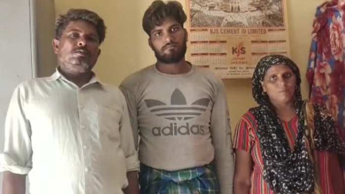 अपने माता-पिता के साथ रमजान.