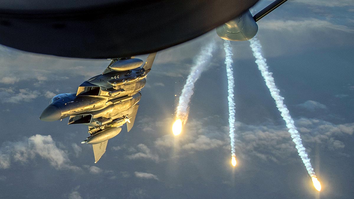 US Conduct Airstrikes in Iran