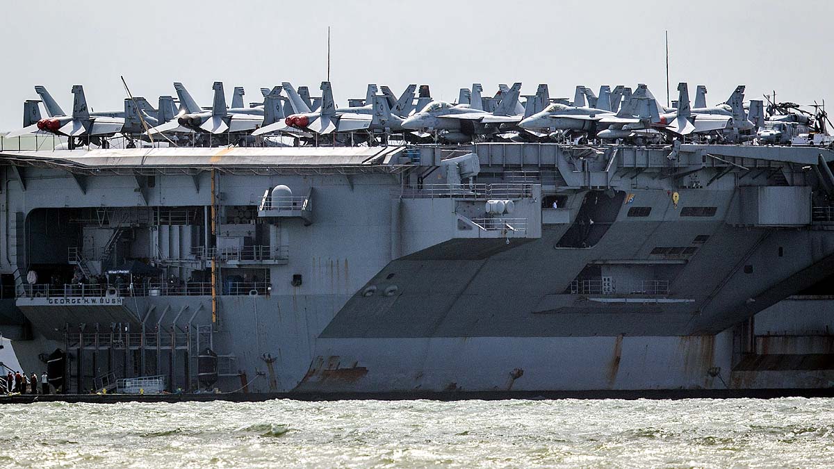   USS George H. W. Bush Middle East