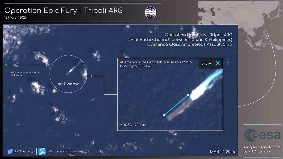 USS Tripoli 2500 marines Heading Iran