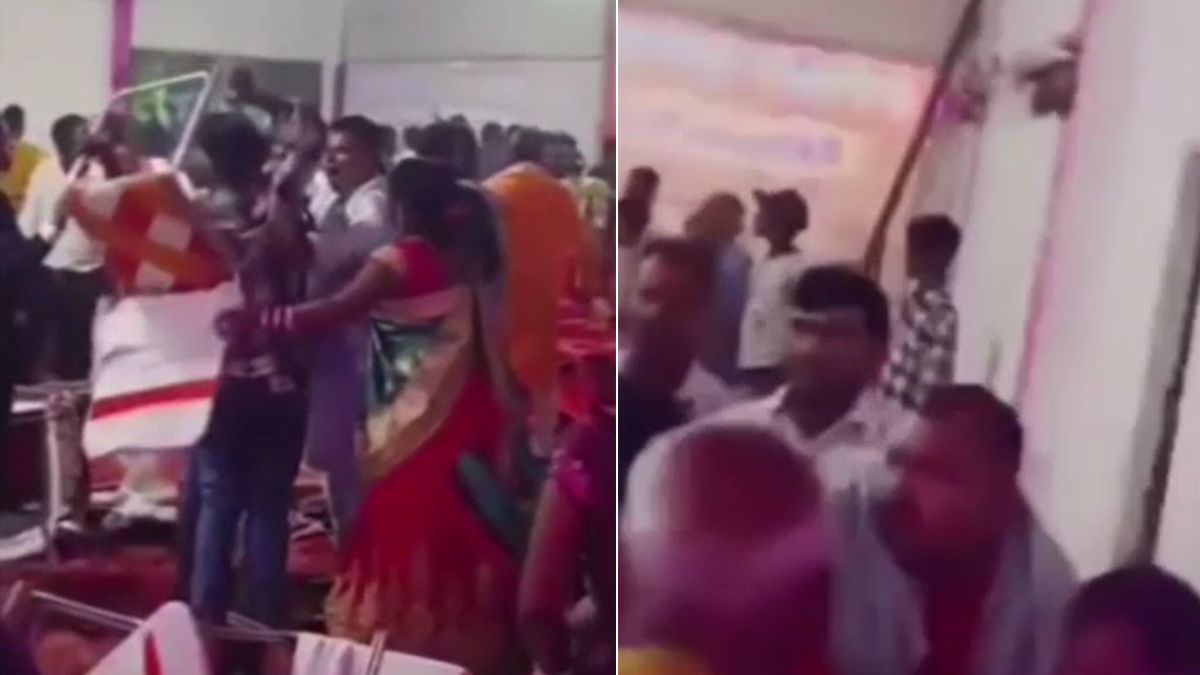 vaishali groom threat bride refuses marriage violent clash wedding hall