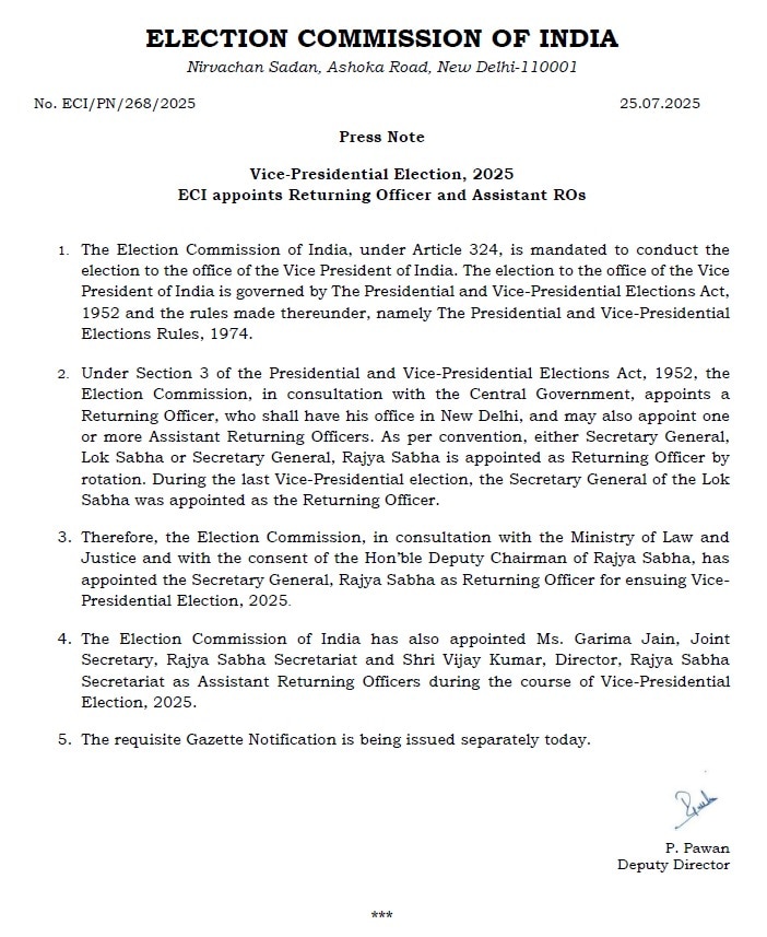 vice president election
