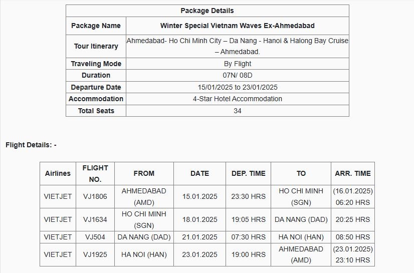 IRCTC Tour Package IRCTC Tour Package