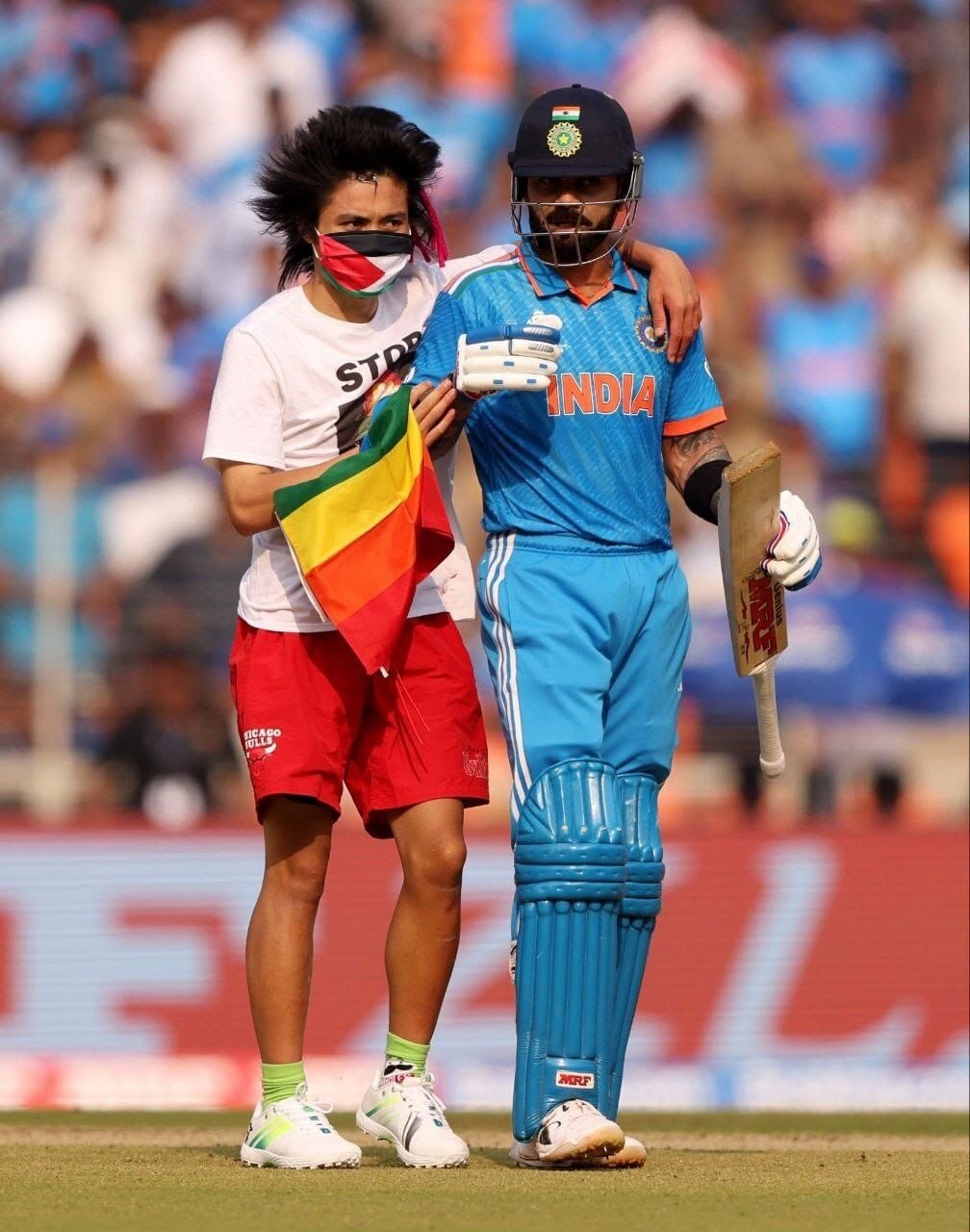 Virat Kohli vs Australia Final Palestine Fans Virat Kohli vs Australia Final Palestine Fans