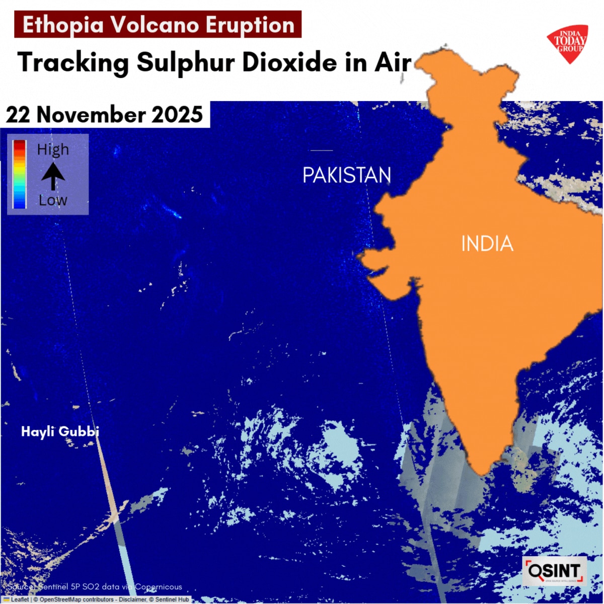 Ethiopia Volcano Plume