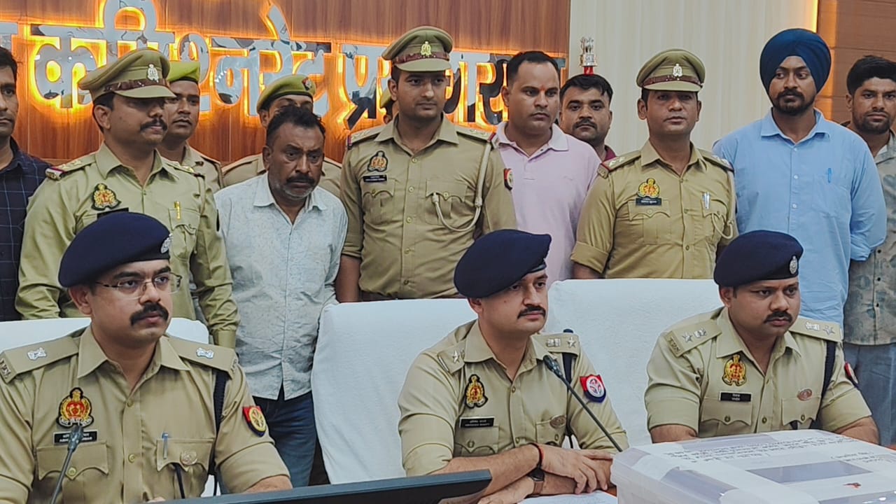 पुलिस की गिरफ्त में आरोपी दादा.