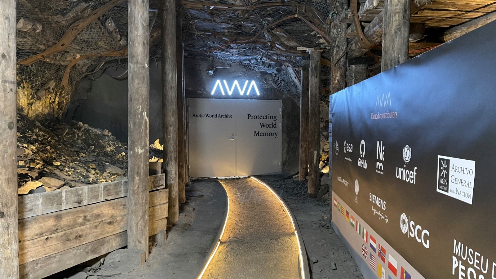 Doomsday vault arctic world