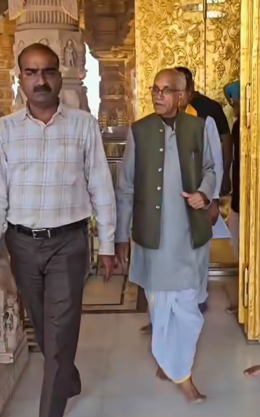 Arjun Deo with  Champat Rai