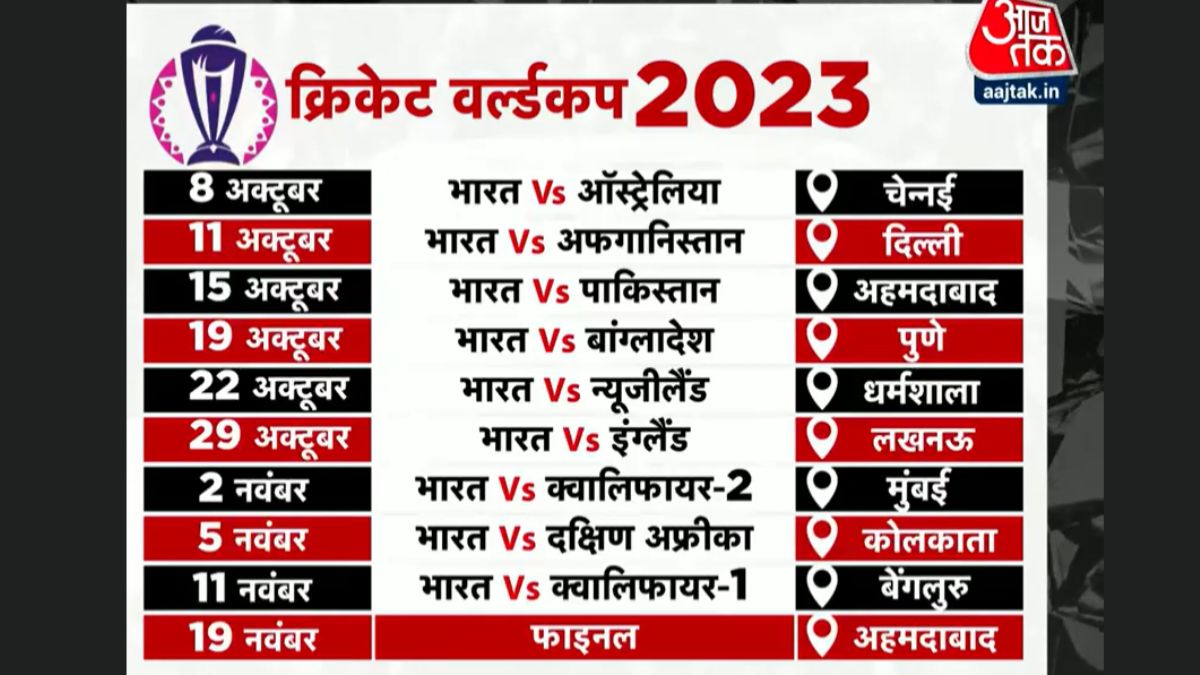 क्रिकेट वर्ल्ड कप मैच