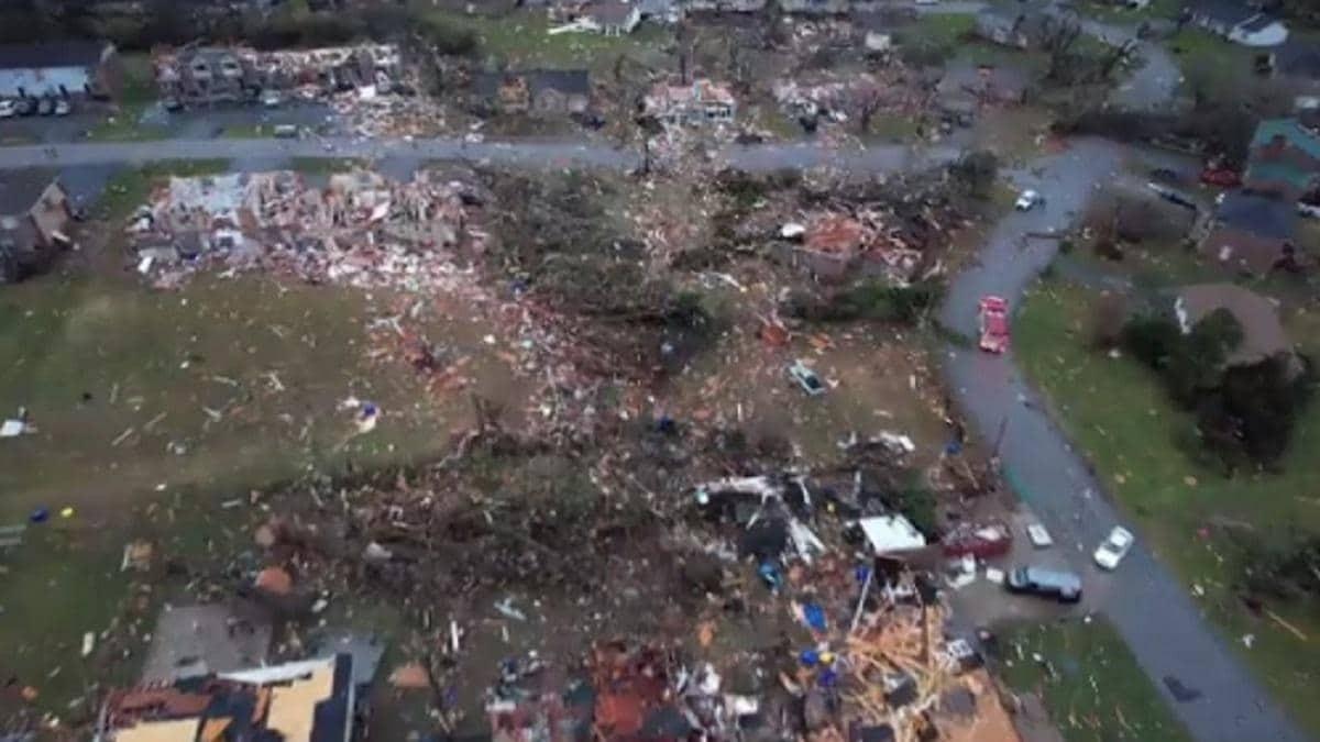 अमेरिका में तूफान