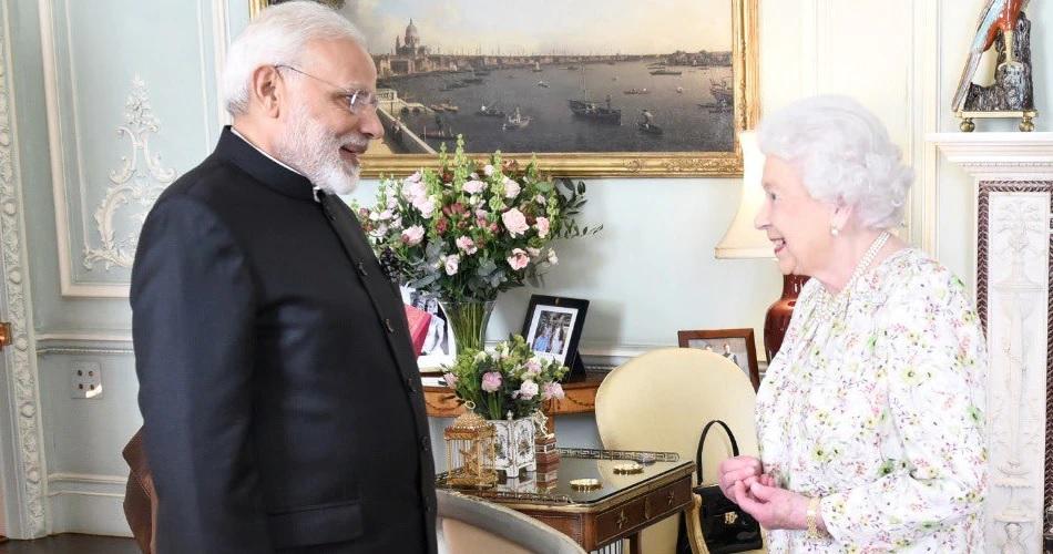 क्वीन एलिजाबेथ और पीएम मोदी की मुलाकात (File Photo)