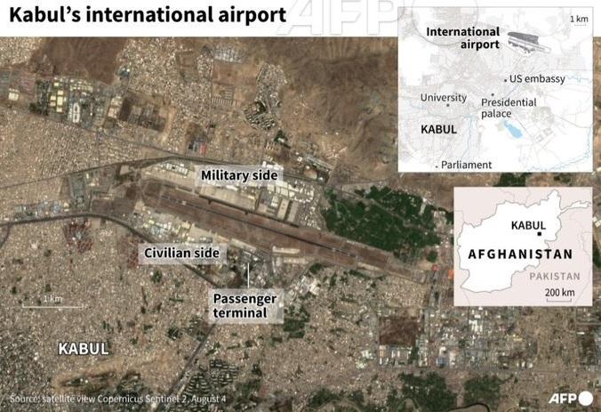 काबुल एयरपोर्ट के आसपास का मैप काबुल एयरपोर्ट के आसपास का मैप