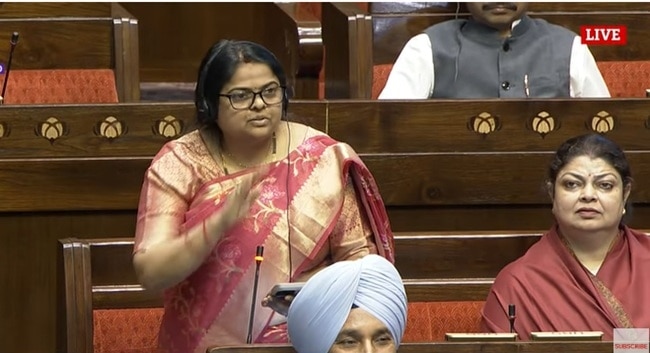 यूपी से बीजेपी की सांसद हैं संगीता यादव (Photo: Screengrab)