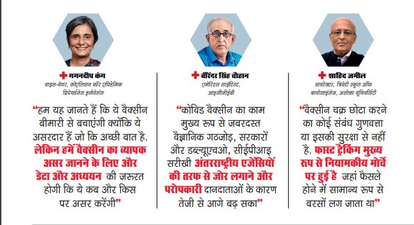 कोविड वैक्सीन की भारी जद्दोजहद