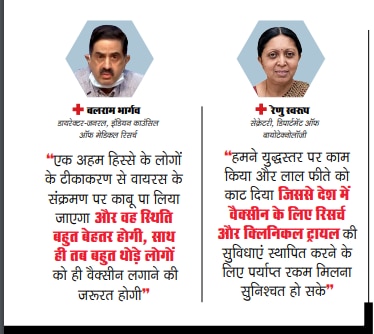 कोविड वैक्सीन की भारी जद्दोजहद