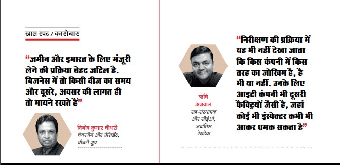 धंधे की राह में रोड़े हजार