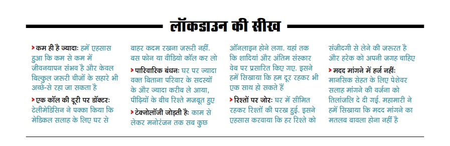 लॉकडाउन की सीख
