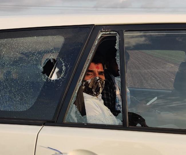 हमले में आम आदमी पार्टी का एक नेता घायल